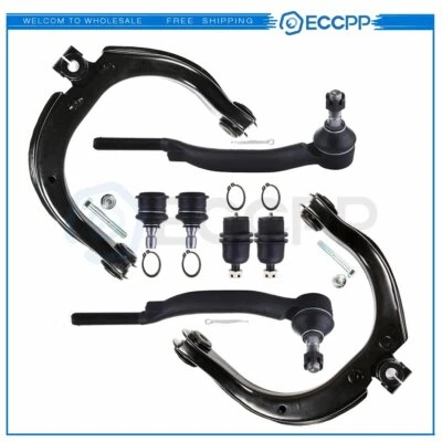 Brazos de control superiores delanteros para Isuzu Ascender 2003-2007 8 piezas rótulas varillas de amarre Foto 1 de 4