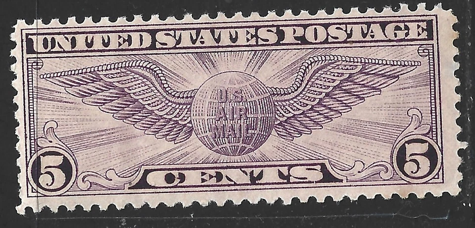 United States, Scott #C16, 5c Winged Globe, MH - Image 1 of 1