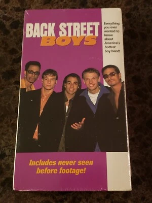 BRAND NEW Backstreet Boys (VHS; 1997) Never Seen Footage RARE Sealed OOP - Image 1 of 4