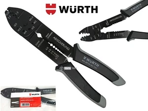 Alicates pelacables de crimpado WÜRTH QU 25 para conectores de cable sin aislamiento. Art. 0714101121 - Imagen 1 de 4