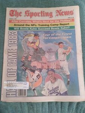 The Sporting News August 1, 1983  HOF Inductions/Brooks Robinson/Marichal/Alston