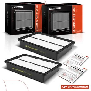 2Pcs Engine Air Filter Rigid Panel for Infiniti M35 2006 2007 2008 V6 3.5L DOHC - Picture 1 of 9
