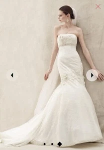 Oleg Cassini CWG377 Ivory Wedding Dress Size 14 beautiful ❤️ - Picture 1 of 12