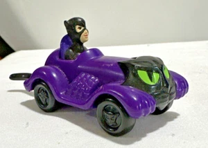 VTG CAT WOMAN 1991 McDonald's Happy Meal Push n Go Promo Toy DC Comics - Picture 1 of 4