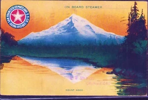 San Francisco y Portland S. S. Rose City. 1910 Mt. Capucha o. PC a California - Imagen 1 de 3