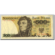 [#600366] Banknote, Poland, 500 Zlotych, 1982, 1982-06-01, KM:145d, EF(40-45)