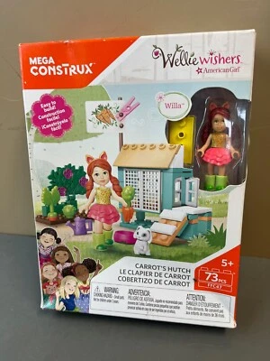 Mega Construx Wellie Wishers Willa Carrot's Hutch American Girl Set, Nuevo Precintado Foto 1 de 2