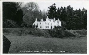 REAL PHOTO POSTCARD OF HOLNE CHASE HOTEL, ASHBURTON, (NEAR NEWTON ABBOT), DEVON. - Picture 1 of 2