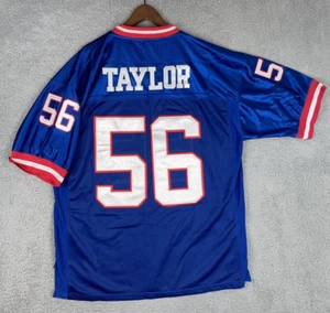 Camiseta deportiva auténtica Lawrence Taylor Mitchell & Ness 1986 Giants para hombre 54 (2XL) azul - Imagen 1 de 12
