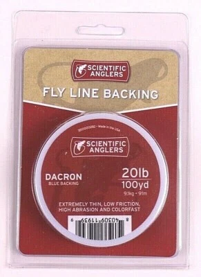 Respaldo Scientific Anglers Dacron Fly Line 100 yardas 20 libras - TODOS LOS COLORES Foto 1 de 2