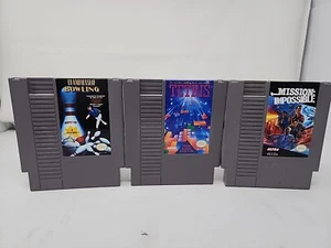 NINTENDO GAMES LOT x3 - Mission Impossible Tetris Championship Bowling Tested - Picture 1 of 3