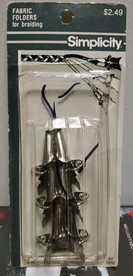 Simplicity Fabric Folders for Braiding - Art 7419- 3 Piece Set New - Image 1 of 2