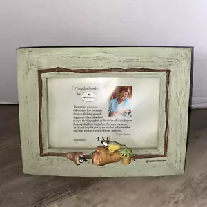 Hallmark Marjolein Bastin Picture Frame 4 X 6 Birds & Pots Photo Display "Green" - Picture 1 of 6