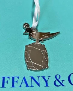 Tiffany & Co. Pájaro en una Roca Ornamento Bolso Dije Novedad Limitado Color Plata - Imagen 1 de 2