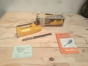 Vintage Yellow (Rare) Moulinex 382 Electric Knife Couteau Made France working - Picture 1 of 8