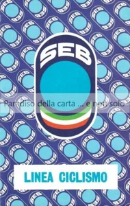 SEB ABBIGLIAMENTO SPORTIVO LINEA CICLISMO, DEPLIANT VINTAGE (FRANCESCO MOSER) - Picture 1 of 3