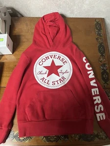 Converse Chuck Taylor All Star Hoodie Youth Small (8-10) Red - Picture 1 of 5