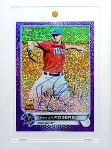 Trevor Rogers Autograph Auto Rookie Rc 2022 Topps Chrome /299 Case Hit Card 1 - Bild 1 von 12