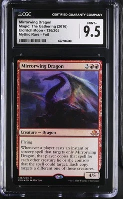 MIRRORWING DRAGON Eldritch Moon Foil Mythic CGC 9.5 MTG [Nostalgium] - Image 1 of 2