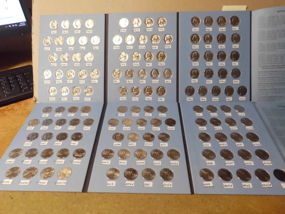 1962 - 2025 JEFFERSON NICKELS COLLECTION COMPLETE  - ( ALL UNC COINS ) #BZO279 - Image 1 of 4
