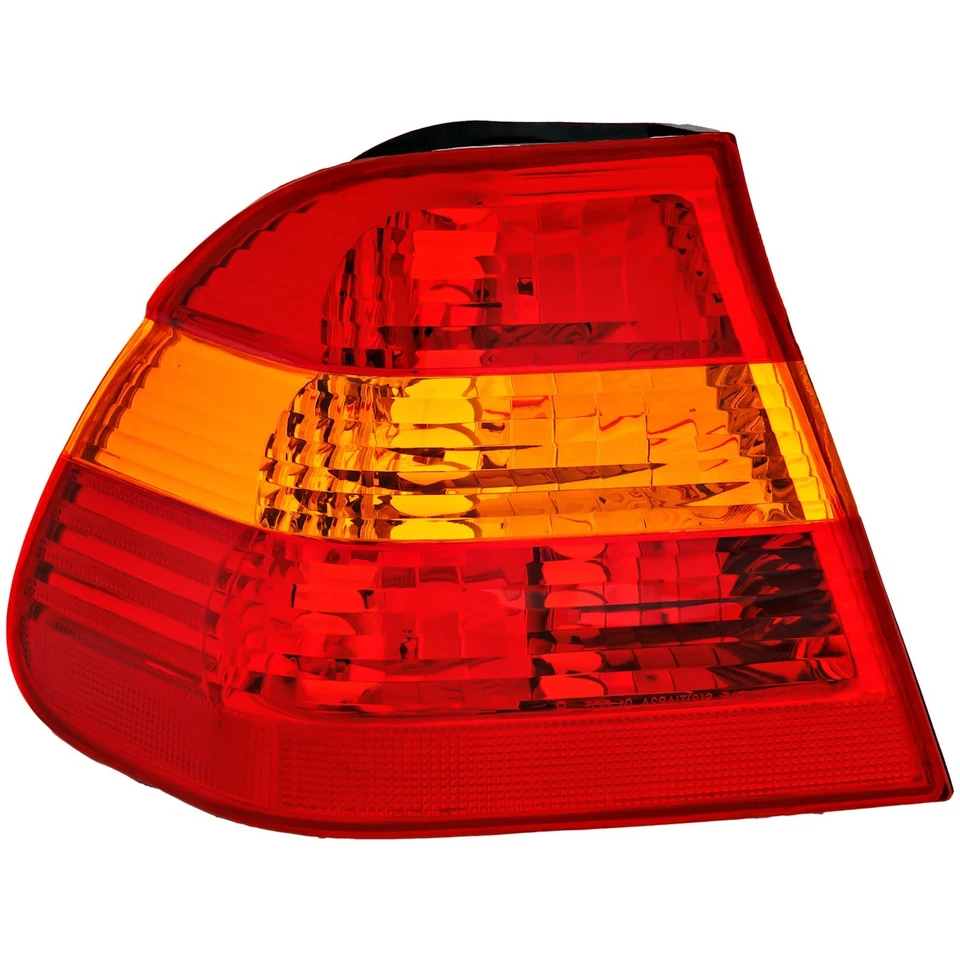 Luz trasera para BMW 325i y 325xi y 330i LH 2002-2005 sedán exterior ámbar y lente roja Foto 1 de 4