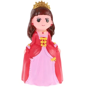 Preciosa olla de ahorro de monedas de dibujos animados para niña bonita olla de escritorio (rosa) - Imagen 1 de 11