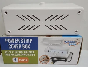 Power Strip Cover Box - Effectively Baby Proofs Power Strip with Dual Lock - Picture 1 of 6