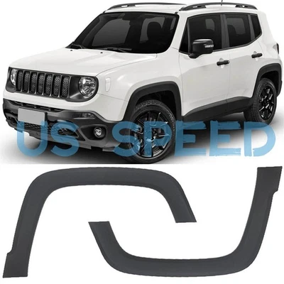 Conjunto de 2 guarnições de para-lama dianteiro para motorista e passageiro lateral para Jeep Renegade 2015-2018 - Imagem 1 de 4