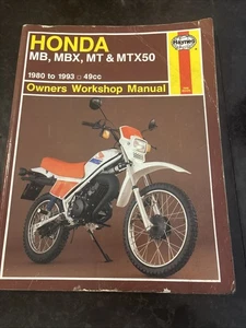 Honda MB, MBX, MT & MTX50 Haynes Manual 1980 to 1993 - Picture 1 of 10