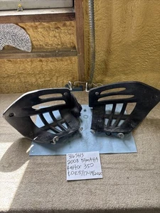 2008 Yamaha raptor 350 heel guard set right left foot wells 316 - Picture 1 of 13