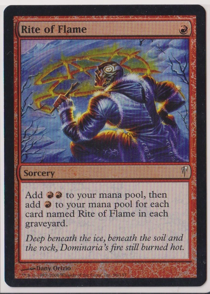 MTG Rite of Flame Coldsnap Foil - Image 1 of 2