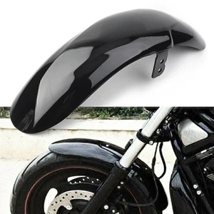 Gloss Black Front Fender Mudguard For Harley V Rod Night Rod VRSCAW 2003-11 - Picture 1 of 10