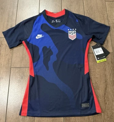 Camiseta de fútbol de la selección nacional de Estados Unidos Nike USWNT CD0907-475 para mujer talla XS NUEVA CON ETIQUETAS Foto 1 de 4