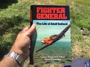 Fighter General : The Life of Adolf Galland Tipped In autograph Book - Picture 1 of 4