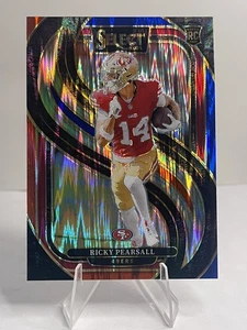 2024 Panini Select - Prizm Ricky Pearsall Premier Level Red and Blue Shock - Picture 1 of 2