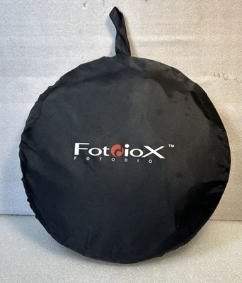 Fotodiox Pro Fondo Plegable - 42” Redondo-Plata-Dorado-Blanco-Negro con Bolso de Mano de 16” Foto 1 de 4