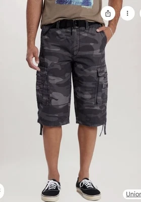Unionbay Men's Cordova Belted Messenger Cargo Short - Reg and Big and Tall Si... - Image 1 of 3