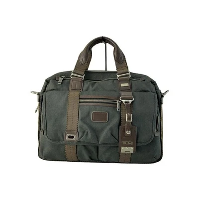 TUMI Business Briefcase Nylon Gray 110917c - Image 1 of 4