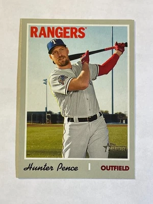 2019 Topps Heritage High Number - Hunter Pence #704 High Number SP Short Print Foto 1 de 2