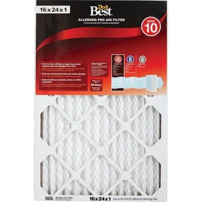 Do it Best 16 In. x 24 In. x 1 In. MERV 11 Furnace Filter Pack of 6 SIM Supply, - Image 1 of 2