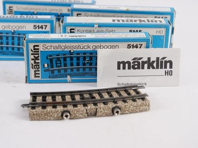 Märklin No. 5147 Rail Curve 5146 Rail Right 5145 Ho Never Used - Image 1 of 4