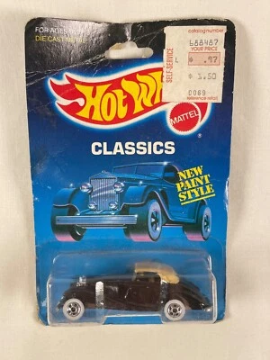 Hot Wheels Mercedes 540K Classics Series #5142 nuevo 1986 negro 1:64 Foto 1 de 2