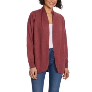 Ella Moss Ladies' Cozy Lightweight Cardigan-RUST/INDIGO/BLACK - Picture 1 of 18