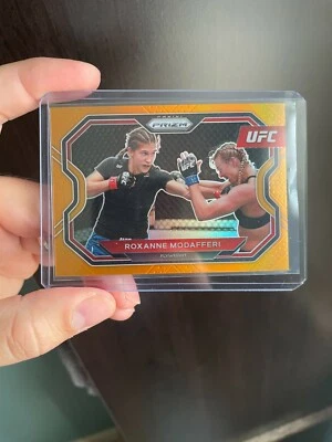 Roxanne Modafferi Orange Prizm Refractor /99 - 2021 Panini Prizm UFC Debut #127 - Image 1 of 3