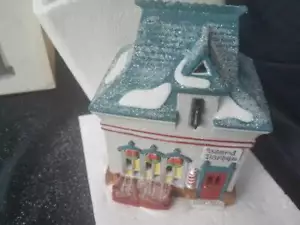 DEPT 56 North Pole Series BEARD BARBER SHOP #5634-0 Vintage 1990's - Bild 1 von 7