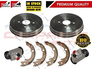 FOR TOYOTA YARIS 2 REAR BRAKE DRUMS SHOE SHOES WHEEL CYLINDERS VNK FRENCH BUILT