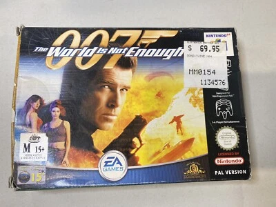 007 The World is Not Enough Nintendo 64 N64 Boxed PAL *Complete* - Image 1 of 4