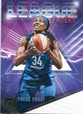 2019 Donruss WNBA SYLVIA FOWLES League Leaders #2 Silver Press Proof /199 LYNX