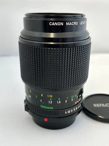 Canon FD 100mm f4 macro 90% condition  perfect optic - Picture 1 of 6