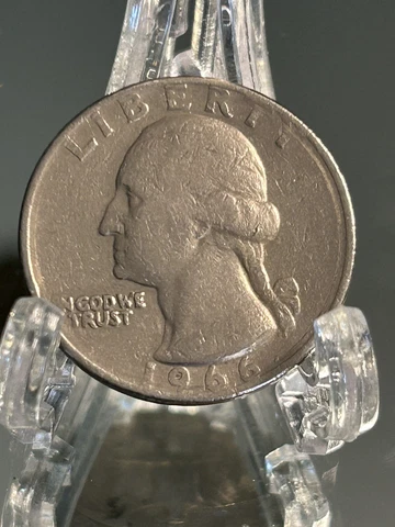 1966 Quarter - No Mint Mark / Edge Error Cover